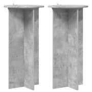 Supporto per piante | Sostegno per piante 2 pz Grigio Cemento 40 x 40 x 80 cm