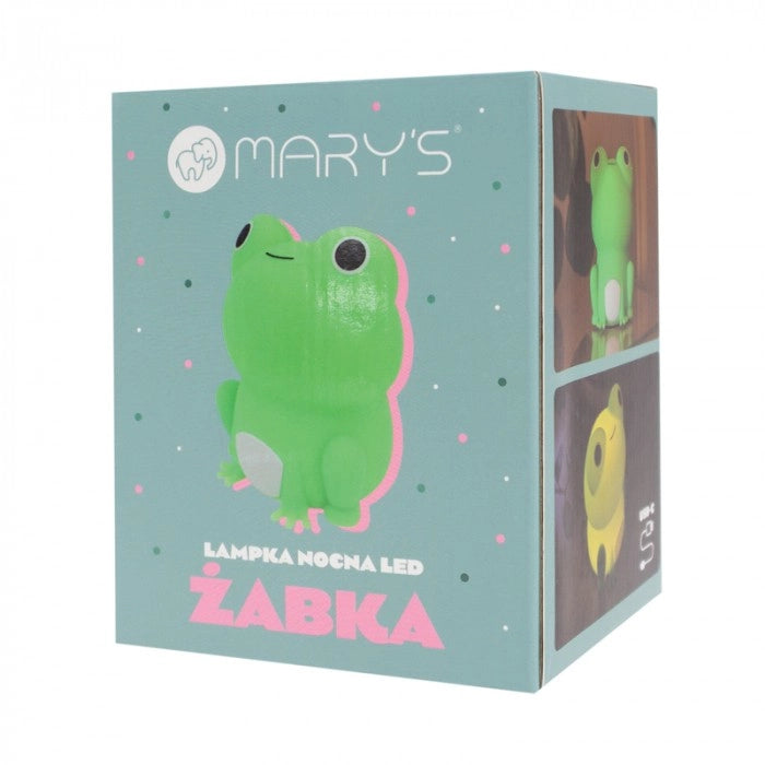 Lampada notte bimbi wireless Rana verde LED 2,1W Mary's
