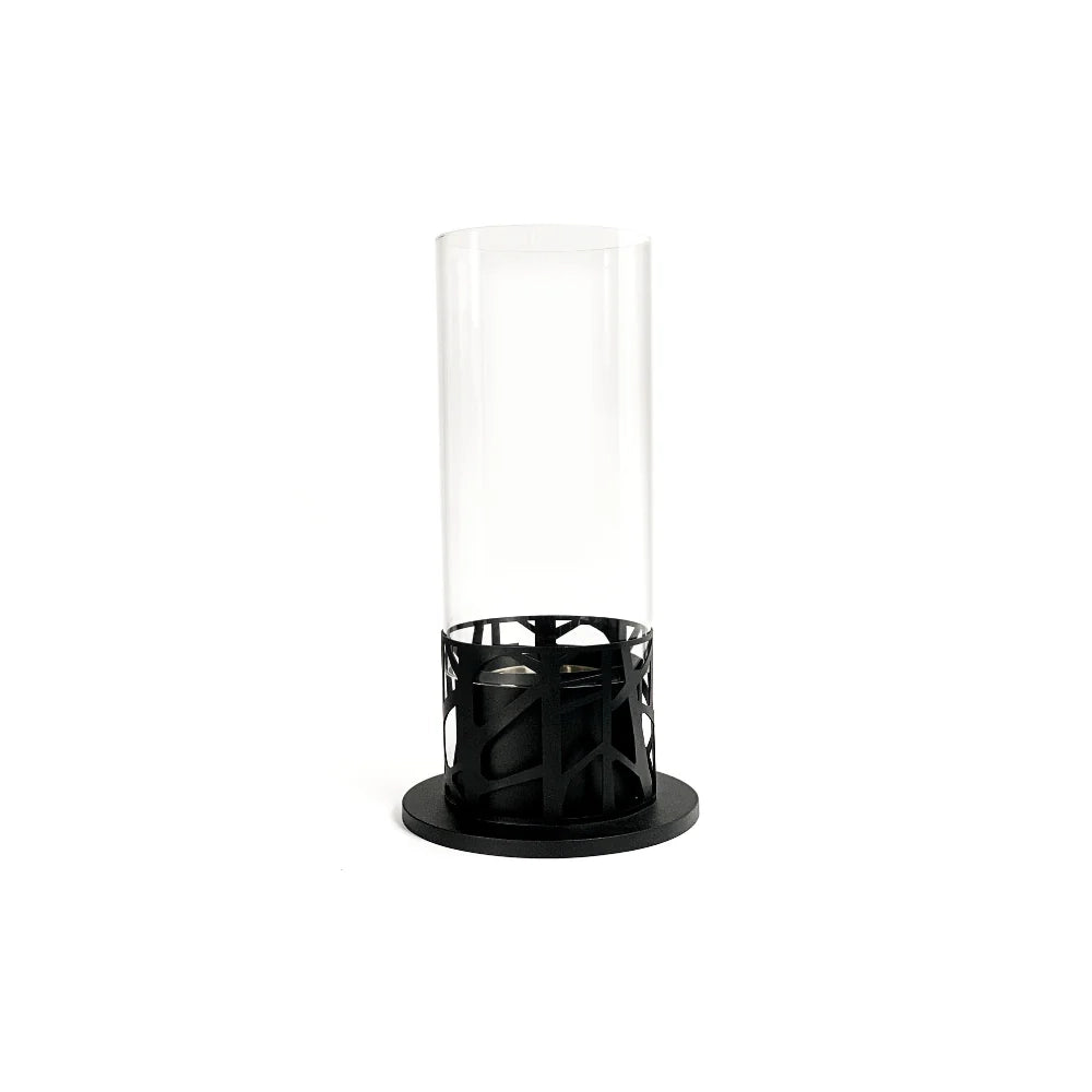 Spark, Biocamino da tavolo Nero (20.3cm X 20.3cm H. 50cm) | Duzzle