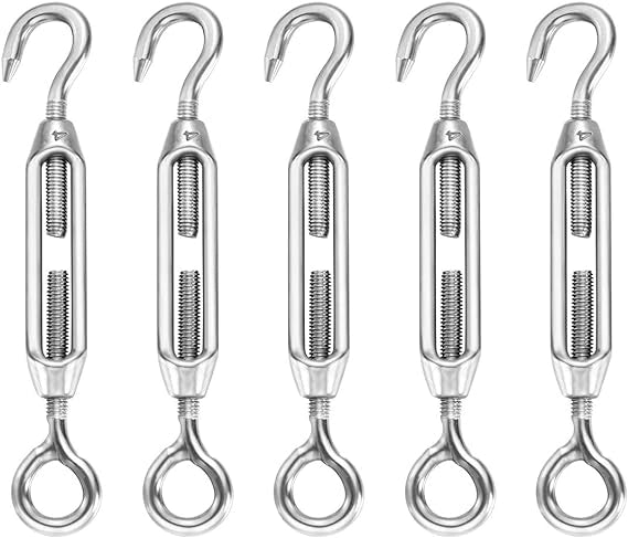 TENDITORE AD OCCHIO E GANCIO INOX 6 mm