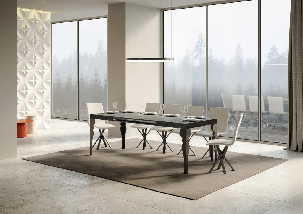 Tavolo Allungabile 160-244x80x77 cm Paxon Cemento