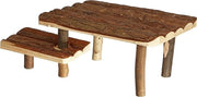 Alloggiamento e ormeggio naturale con scala 37 × 17 × 28 cm