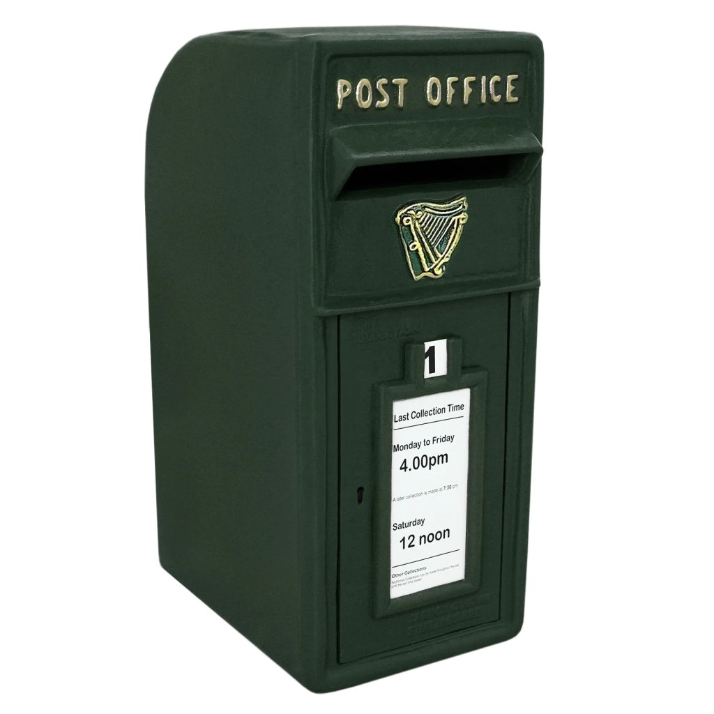 Cassetta Postale per le Lettere in Stile Britannico Inglese in Ghisa da Esterno Bocchetta Lettere Standard UK - Bianco