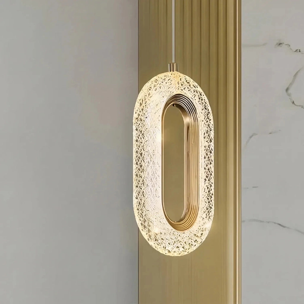 Lampada Led A Sospensione Da Soffitto G173-3cp Gold