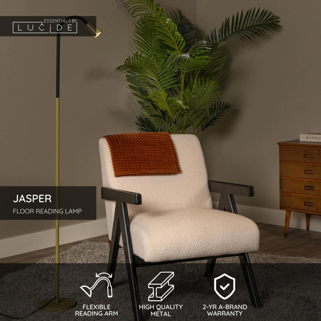 Lampada da terra JASPER 1xGU10 verde nero Lucide