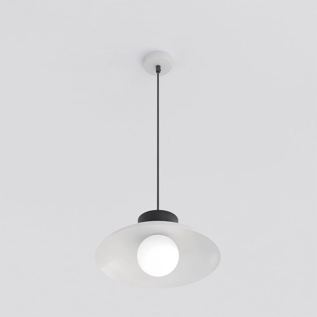 Lampada sospesa MULAN Emibig 1xG9 grigio nero bianco
