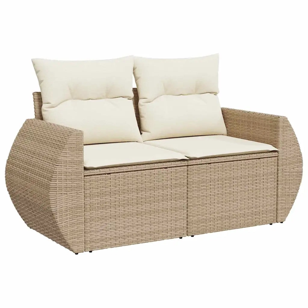 Set Divano da Giardino con cuscino 13 pcs beige e panna 3363876