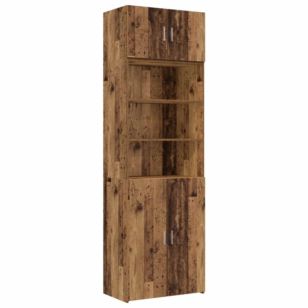 Armadio per la conservazione con ripiani Legno antico 3446667