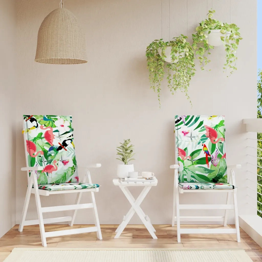 Cuscini per Sedie 2 pz | Cuscini per sedie Multicolori 120x50x3 cm in Tessuto