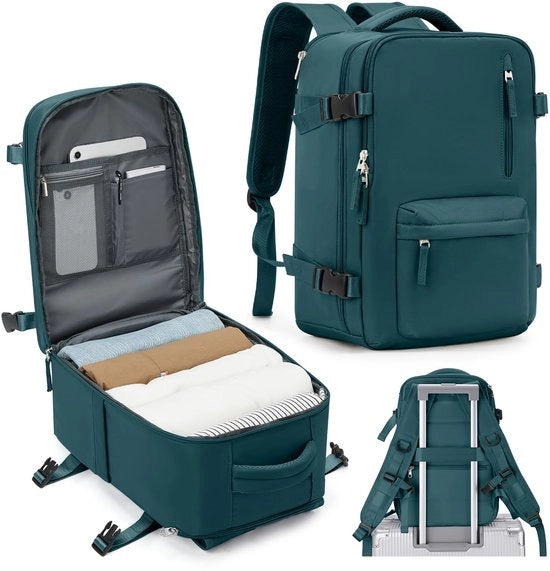 Borsa a Mano 40x20x25 per Bagaglio a Mano da 14 pollici per Laptop, Impermeabile, Borsa da Viaggio per Uomo, Borsa da Viaggio per Uomo per Viaggio d'Affari, Borsa da Viaggio per Uomo 40x20x25