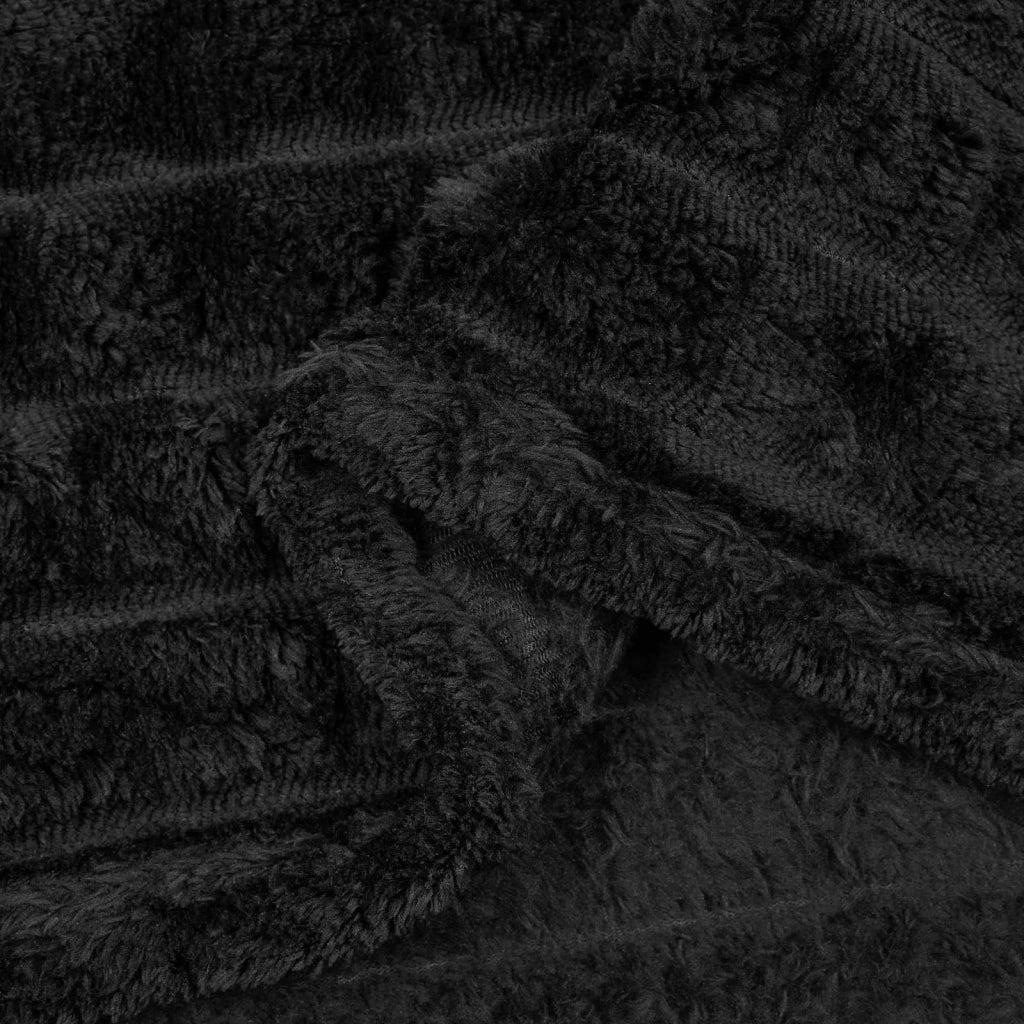 Coperta Nero 200 x 150 cm Panno