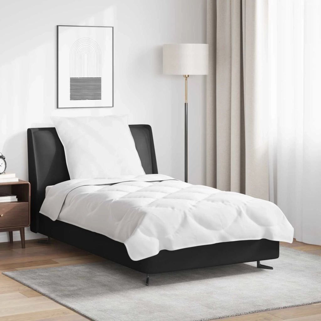 Set di Piumoni con cuscino 2 pz | Duvet Bianco Microfibra