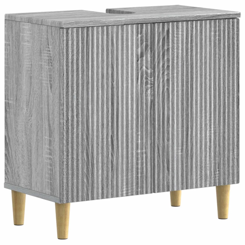 Armadio per Lavabo da Bagno ARNHEM Sonoma grigio 896571