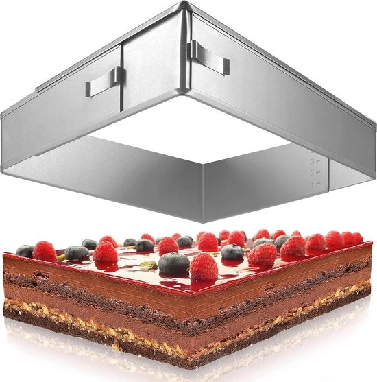 Bakring per Torte – Acciaio Inossidabile, Lavastoviglie Resistente