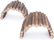 Ponticello in Legno per Giocattoli per Piccoli Animali (2 Pezzi)