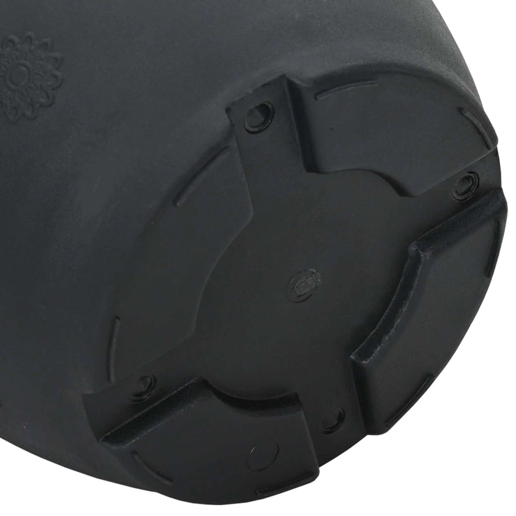 Vasi per Piante 6 pcs Nero Ø 26 x 21.5 cm Plastica 3403276