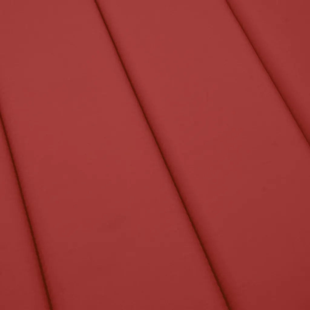 Cuscino per sedie | Cuscino per Lettino Rosso 200x50x3 cm in Tessuto Oxford