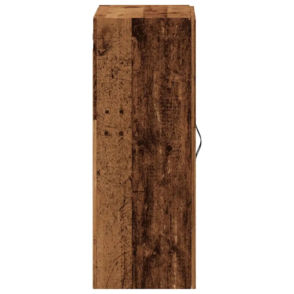 Mobile contenitore a parete 69,5 x 34 x 90 cm design senza tempo sala da pranzo legno anticato 02_0051156