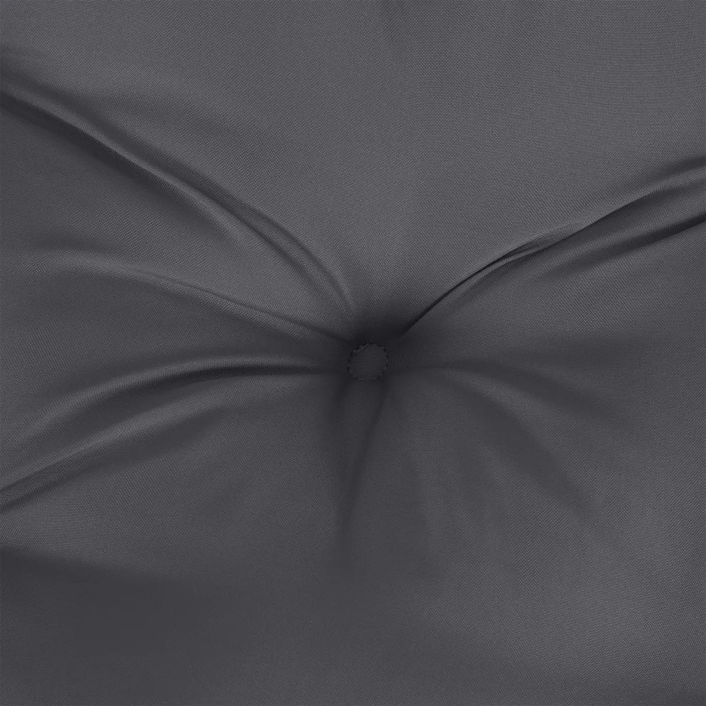 Cuscino Rotondo Antracite ? 60x11 cm in Tessuto Oxford