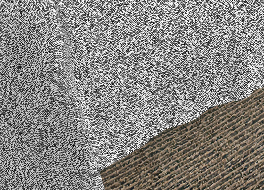 Completo Lenzuola Letto Camera In 100% Cotone Made Italy Vari Disegni RP - 2 Piazze - Benedetta Nero