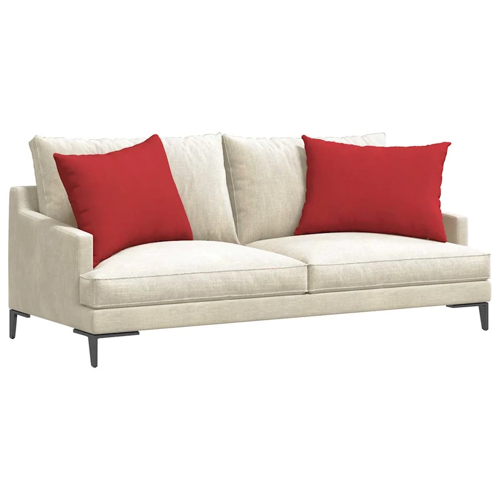 Cuscini da Divano 2 pz | Cuscini per sedie Rosso 70 x 50 cm Tessuto
