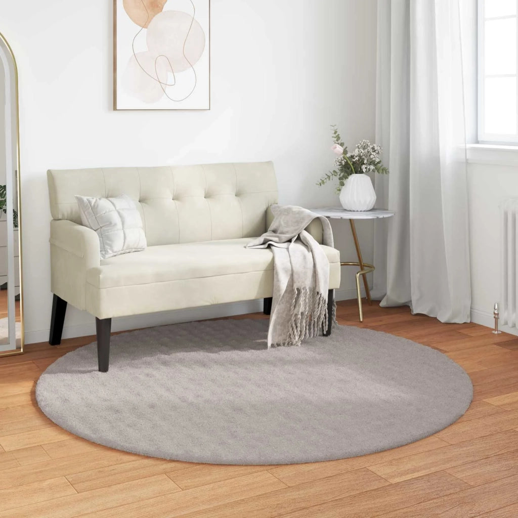 Tappeti per area Rotondo SIROLO Sabbia Ø 120 CM Poliestere 42022762