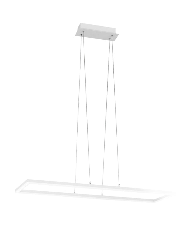 Plafoniera BARD a sospensione a led 52W Bianco 3394-43-102 Fabas Luce