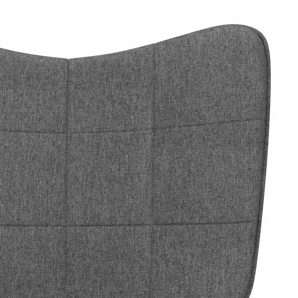 Poltrona Relax | Sedia Relax Grigio Scuro in Tessuto