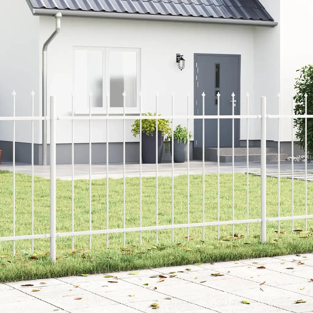 Recinzione per Giardino 2 pcs Bianco 3,4 x 1 m 3334040
