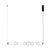 Lampada a sospensione Cosmo LED 39W nera vetro Maytoni