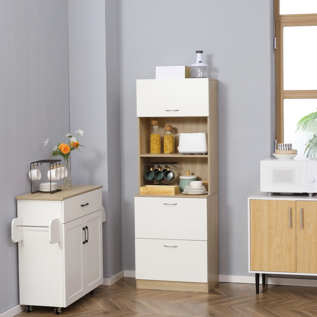Armadio da Cucina ¨C Minimal ¨C Bianco 60x38x168 cm