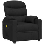 Poltrona Massaggiante Elettrica Nera in Tessuto 3143505