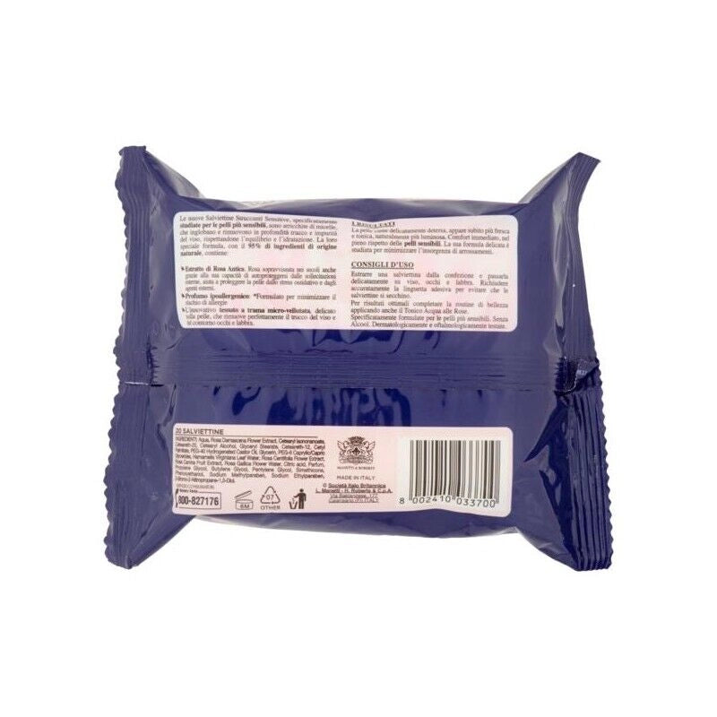 ACQUA ALLE ROSE SALVIETTE STRUCCANTI SENSITIVE 20 PZ