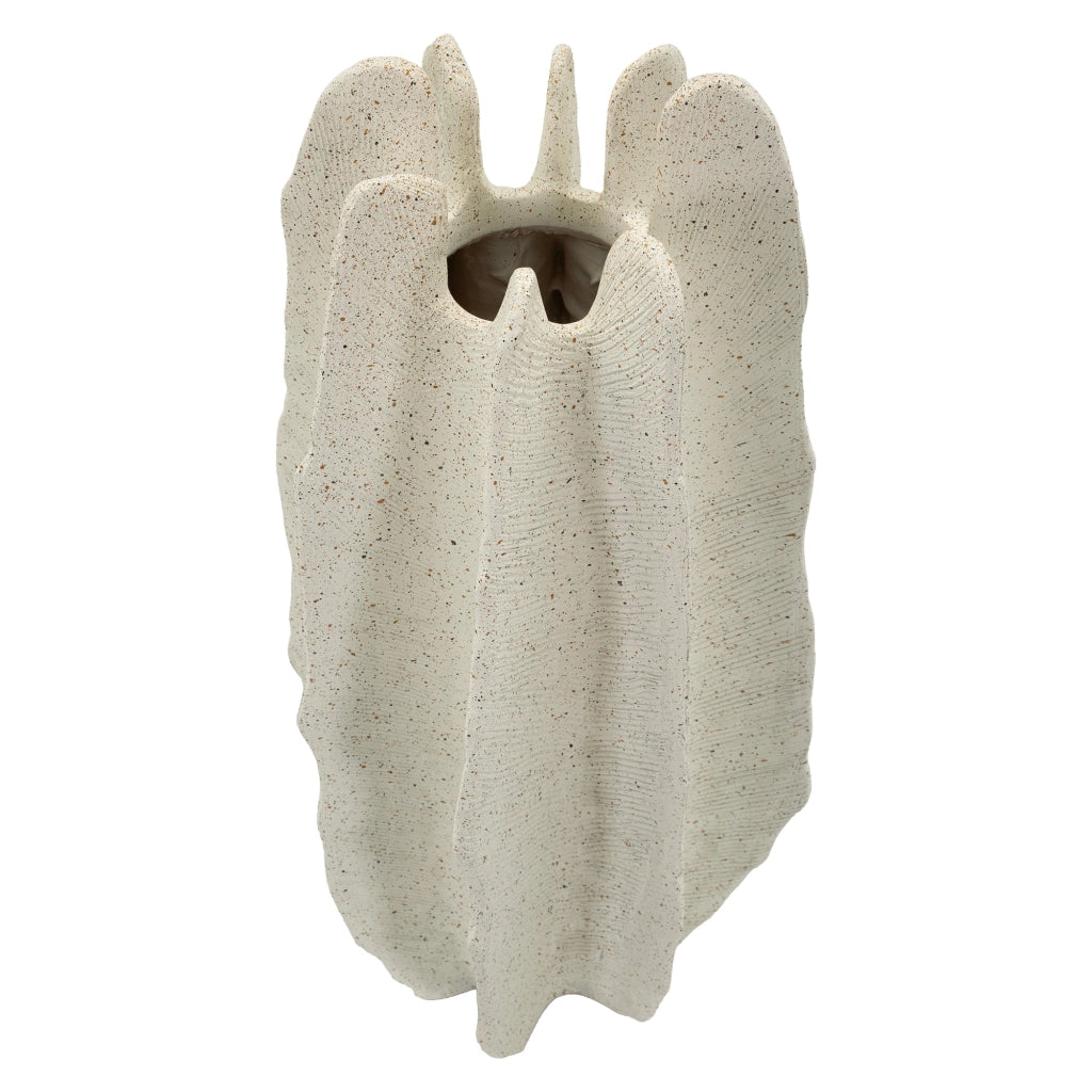 Dasibase, Vaso Effetto Marmo, Bianco Marmo