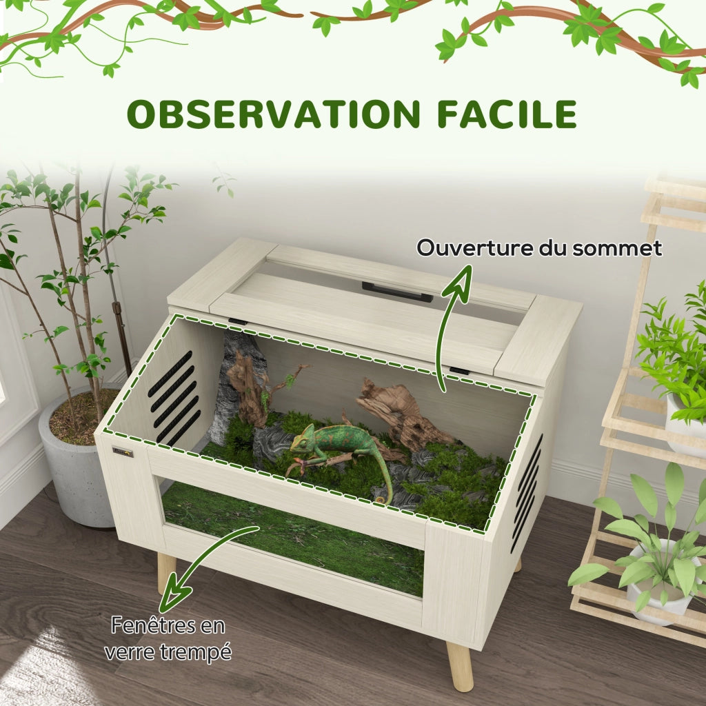 Terrarium per Rettili ¨C Minimal ¨C 80x50x60 cm