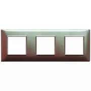 VIMAR PLANA - PLACCA 6M (2+2+2) INT71 MARRONE MIC