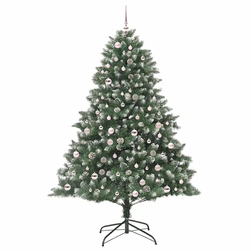 Albero di Natale | Decorazioni natalizie artificiale con 300 LED Verde 210 cm