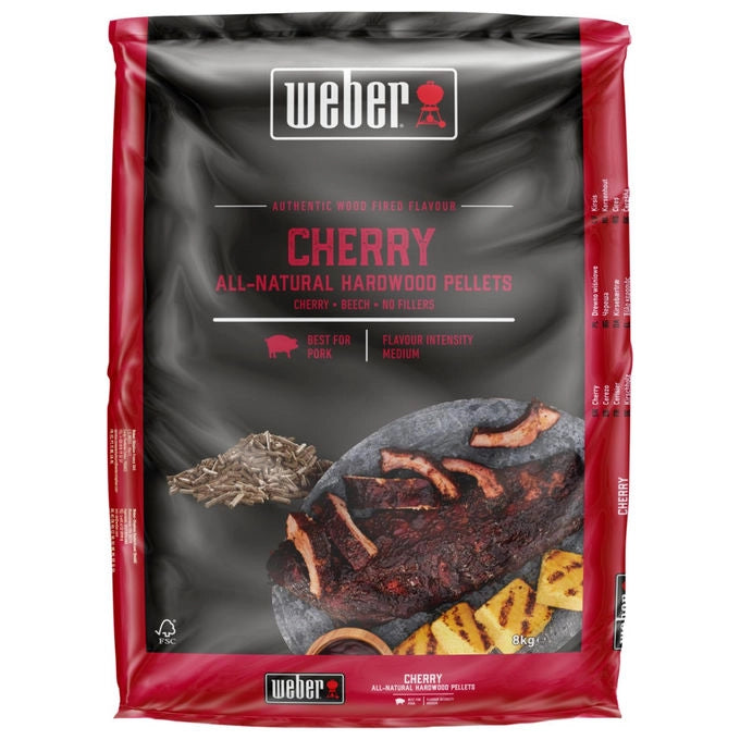 Weber Pellet di Legno di Ciliegio 8 kg