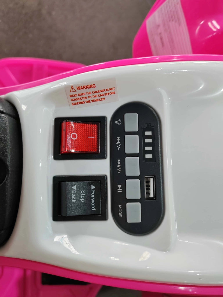 Auto elettrica per bambini ATV con luci LED ¨C Xylo ¨C Verde