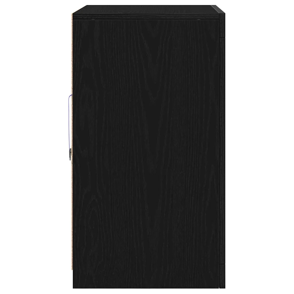 Madia LED Nero 60,5 x 37 x 67 cm Legno multistrato 863014
