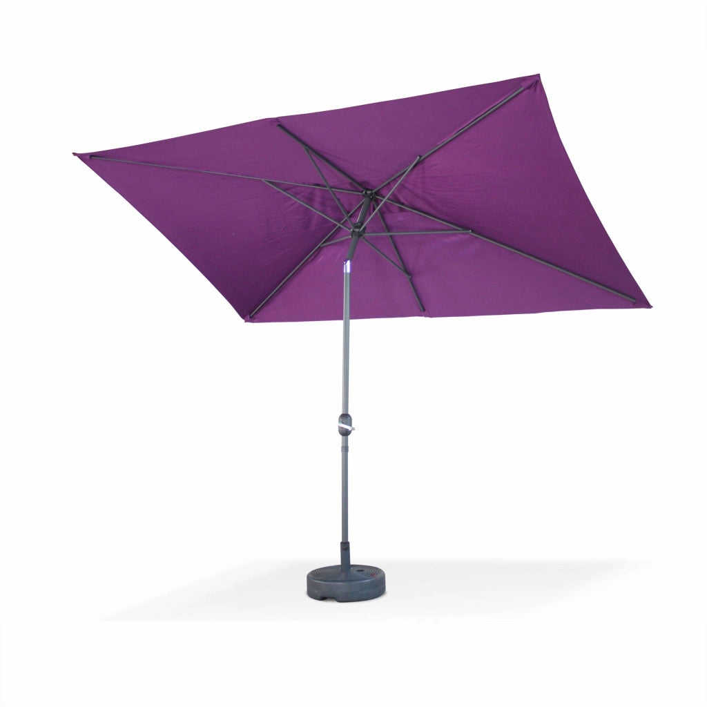Ombrellone rettangolare, 2x3m, viola