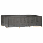 Copertura Mobili Giardino | Telone per mobili da esterni 16 Occhielli 300x200x75 Rettangolare