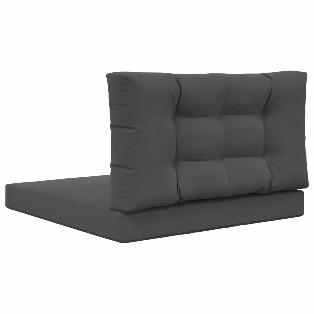 Cuscino per divano da esterno 2 pcs Antracite Poliestere 900846
