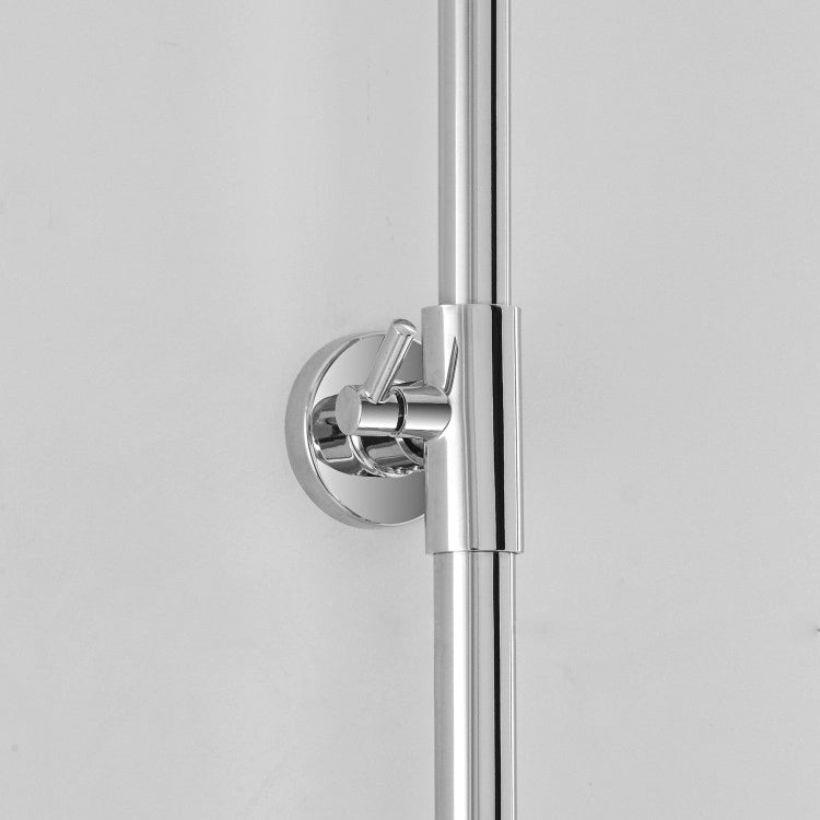 Colonna doccia completa linea Platinum in acciaio cromato con miscelatore e doccetta 5 funzioni Feridras