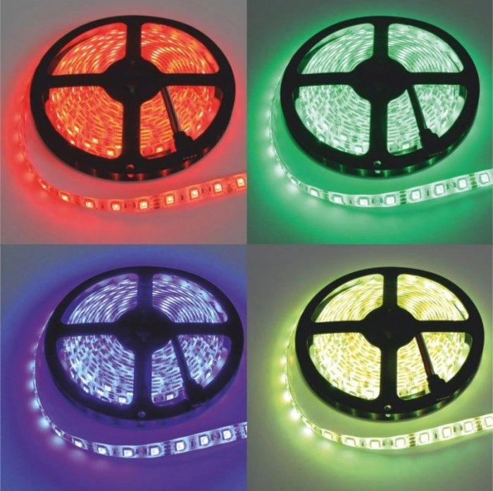Striscia LED 5m RGB+4000K 14,4W/m 12V IP20 Ecolight