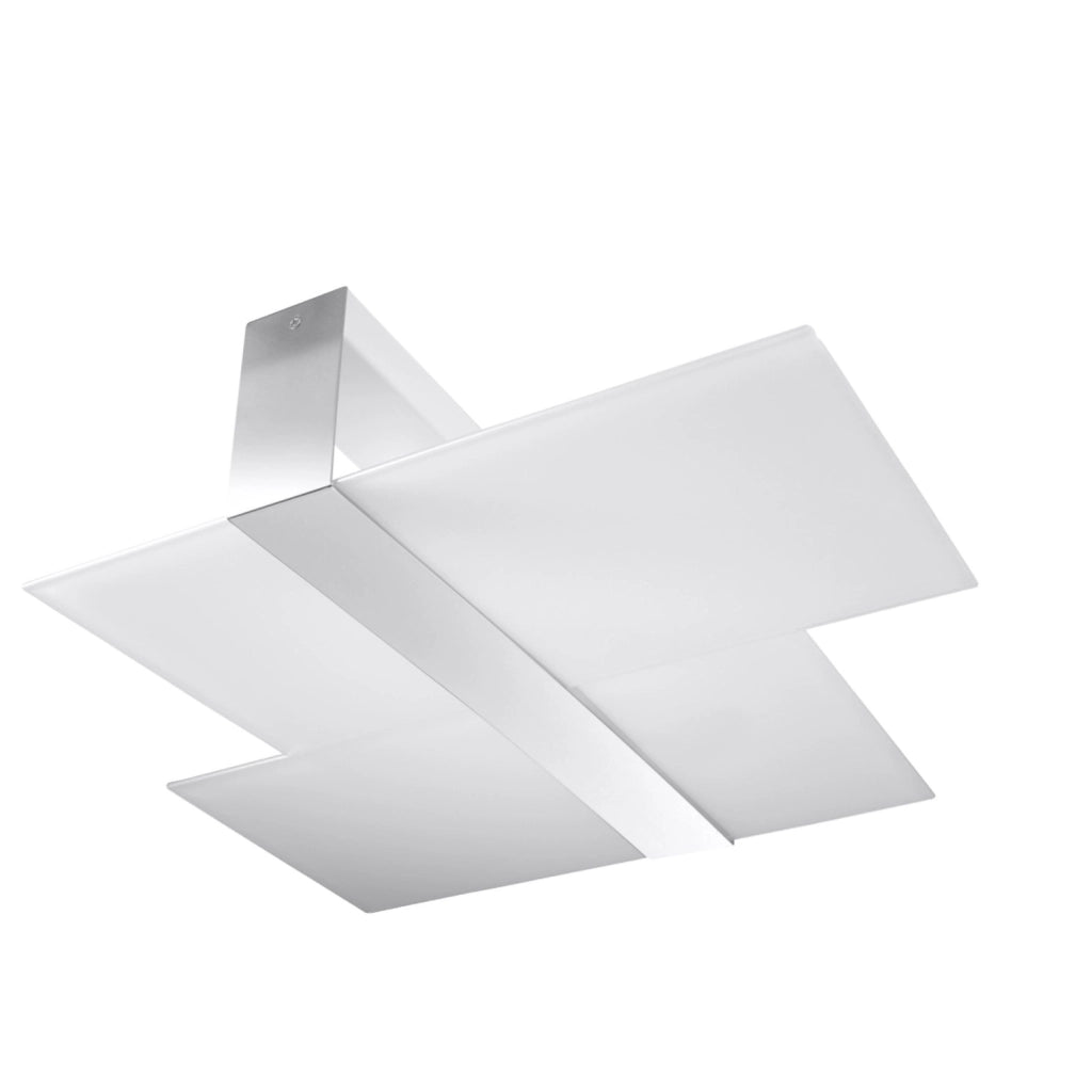 Massimo Tangerine Modern Chrome Lampada da parete e soffitto 2x15W LED E27