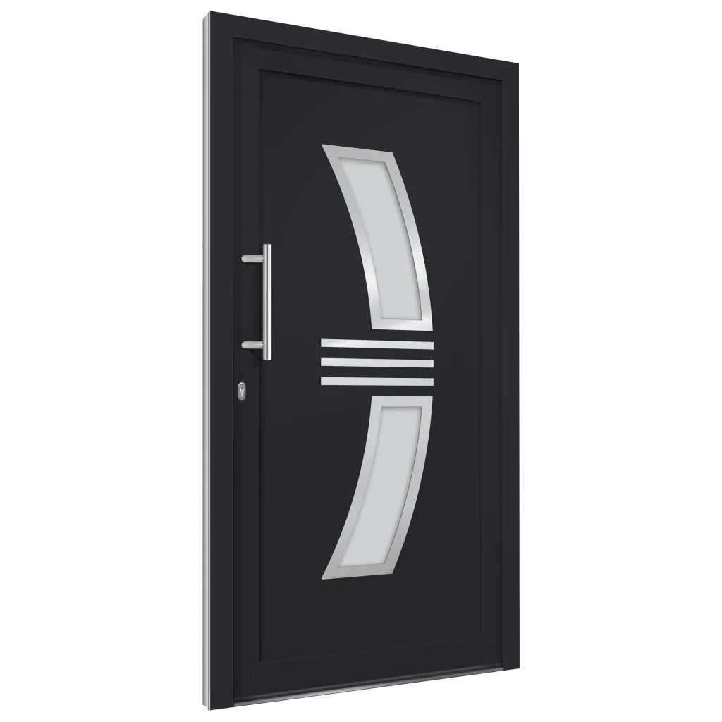 Porta di Ingresso Antracite 88x200 cm 3057570
