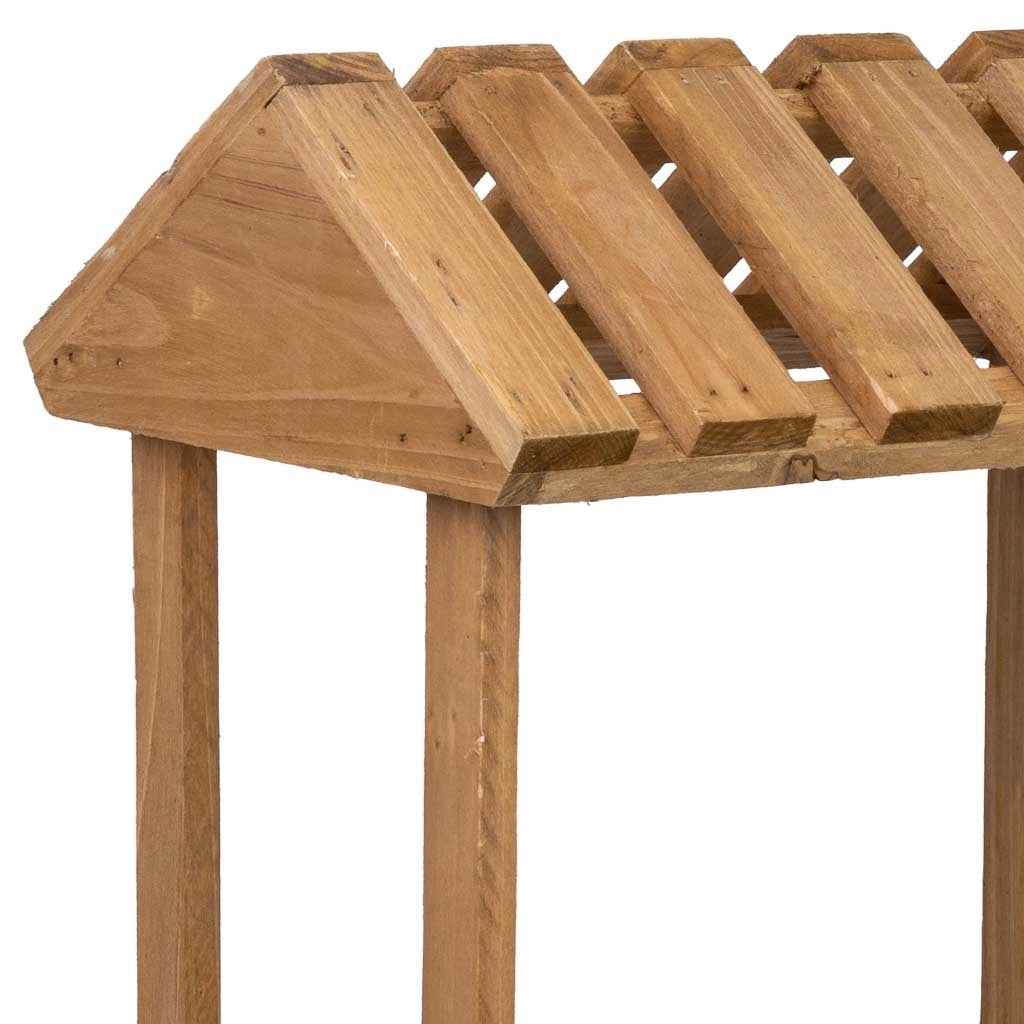 Portavaso in legno 46x18x40h cm