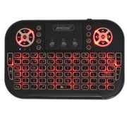 Trade Shop - Mini Tastiera Wireless Bluetooth Ricaricabile Q-k700c Con Touchpad Inglese Usa -