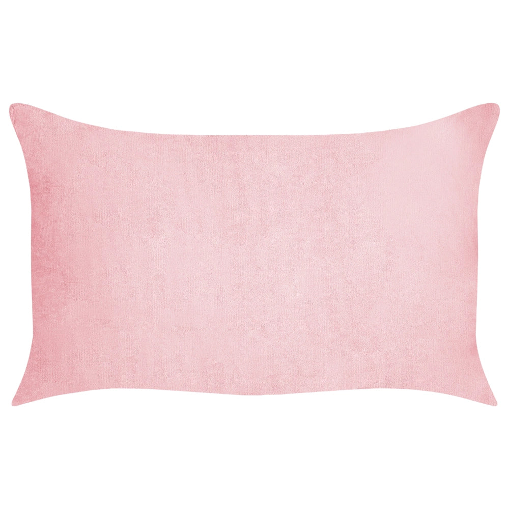 Set di 2 cuscini da lancio Cuscini decorativi in velluto a coste 50 x 30 cm Rosa